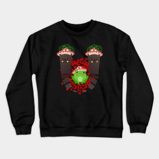 cute cute frog Crewneck Sweatshirt